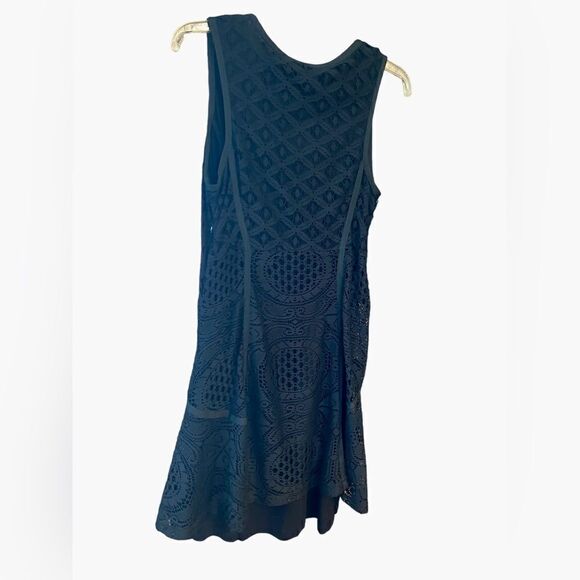 Desiqual Sz M* Black Croatia Lace Fitted Sexy All Over Lace Evening Mini Dress - Picture 3 of 10